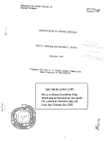 Cover page: IDENTIFICATION OF NUCLEAR PARTICLES