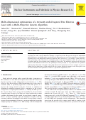 Cover page: Multi-dimensional optimization of a terawatt seeded tapered Free Electron Laser with a Multi-Objective Genetic Algorithm