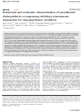 Cover page: Anatomical and molecular characterization of parvalbumin-cholecystokinin co-expressing inhibitory interneurons: implications for neuropsychiatric conditions.