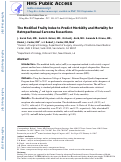 Cover page: The modified frailty index to predict morbidity and mortality for retroperitoneal sarcoma resections