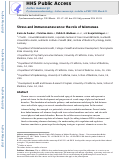 Cover page: Stress and immunosenescence: The role of telomerase