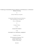 Cover page: Predicting and Optimizing System Utilization and Performance via Statistical Machine Learning