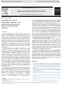 Cover page: Assessing the level of knowledge, attitudes, and beliefs about Ebola virus disease among college students