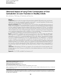 Cover page: Observed Impact of Long-Term Consumption of Oral Cannabidiol on Liver Function in Healthy Adults