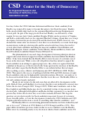 Cover page: Ashamed Not to Vote for an African-American; Ashamed to Vote for a Woman: An Analysis of the Bradley Effect from 1982-2006