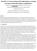 Cover page: The effect of vortex pairing and Prandtl number on mixing in moderate Reynolds number stratified flows