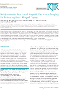 Cover page: Multiparametric Functional Magnetic Resonance Imaging for Evaluating Renal Allograft Injury