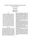 Cover page: Interaction of Deductive and Inductive Reasoning Strategies in Geometry Novices