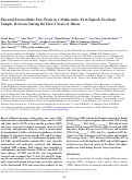 Cover page: Elevated Extracellular Free-Water in a Multicentric First-Episode Psychosis Sample, Decrease During the First 2 Years of Illness.