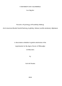 Cover page: Towards a Psychology of Possibility-Making: Arab American Muslim Youth Practicing Legibility, Refusal, and Revolutionary Optimism