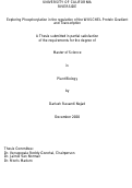 Cover page: Exploring Phosphorylation in the regulation of the WUSCHEL Protein Gradient and Transcription