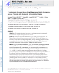 Cover page: Psychotropic use and associated neuropsychiatric symptoms among patients with dementia in the USA