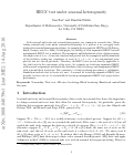 Cover page: HEGY test under seasonal heterogeneity