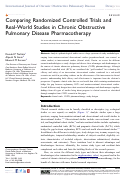 Cover page: Comparing Randomized Controlled Trials and Real-World Studies in Chronic Obstructive Pulmonary Disease Pharmacotherapy.