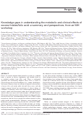 Cover page: Knowledge gaps in understanding the metabolic and clinical effects of excess folates/folic acid: a summary, and perspectives, from an NIH workshop