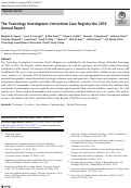 Cover page: The Toxicology Investigators Consortium Case Registry-the 2018 Annual Report.