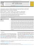 Cover page: A descriptive analysis of 2020 California Occupational Safety and Health Administration covid-19-related complaints