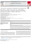 Cover page: “Click and mortar” opportunities for digitization and consumerism in trials