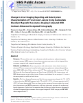 Cover page: Change in Liver Imaging Reporting and Data System Characterization of Focal Liver Lesions Using Gadoxetate Disodium Magnetic Resonance Imaging Compared With Contrast-Enhanced Computed Tomography