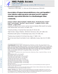 Cover page: Association of human immunodeficiency virus and hepatitis C virus infection with long-term outcomes post-ST segment elevation myocardial infarction in a disadvantaged urban community