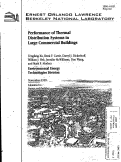 Cover page: Performance of Thermal Distribution Systems in Large Commercial Buildings