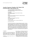 Cover page: Anomalous temperature dependence of the magnetic field penetration depth in superconducting UBe13