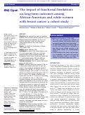 Cover page: Long-term outcomes among African-American and white women with breast cancer: What is the impact of comorbidity?