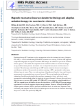 Cover page: Magnetic resonance linear accelerator technology and adaptive radiation therapy: An overview for clinicians.