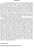 Cover page: The Role of Faculty and Peer Interactions in Supporting Humanities Students’ Persistence and Post-Graduation Aspirations: A Case Study