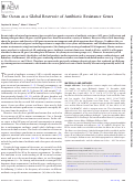 Cover page: The Ocean as a Global Reservoir of Antibiotic Resistance Genes