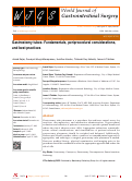 Cover page: Gastrostomy tubes: Fundamentals, periprocedural considerations, and best practices