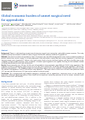 Cover page: Global economic burden of unmet surgical need for appendicitis.