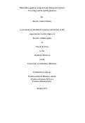 Cover page: Object Recognition in Spatial and Temporal Context: Crowding and Serial Dependence