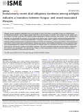 Cover page: Evolutionarily recent dual obligatory symbiosis among adelgids indicates a transition between fungus- and insect-associated lifestyles