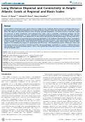 Cover page: Long Distance Dispersal and Connectivity in Amphi-Atlantic Corals at Regional and Basin Scales