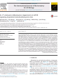 Cover page: LL-37 attenuates inflammatory impairment via mTOR signaling-dependent mitochondrial protection