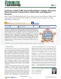 Cover page: A Review of Road Traffic-Derived Non-Exhaust Particles: Emissions, Physicochemical Characteristics, Health Risks, and Mitigation Measures