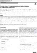 Cover page: TOUGH3-FLAC3D: a modeling approach for parallel computing of fluid flow and geomechanics