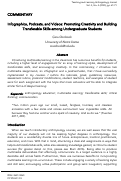 Cover page: Infographics, Podcasts, and Videos: Promoting Creativity and Building Transferable Skills among Undergraduate Students