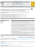 Cover page: Household sanitation access and risk for non-marital sexual violence among a nationally representative sample of women in India, 2015-16.