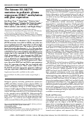 Cover page: The histone H3.3K27M mutation in pediatric glioma reprograms H3K27 methylation and gene expression.