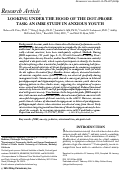 Cover page: LOOKING UNDER THE HOOD OF THE DOT‐PROBE TASK: AN fMRI STUDY IN ANXIOUS YOUTH