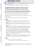 Cover page: Longitudinal latent class analysis of tobacco use and correlates among young adults over a 10-year period.