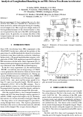 Cover page: Analysis of longitudinal bunching in an FEL driven two-beam 
accelerator