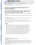 Cover page: Evaluation of commonly used ectoderm markers in iPSC trilineage differentiation