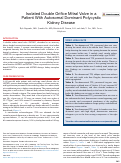 Cover page: Isolated Double Orifice Mitral Valve in a Patient With Autosomal Dominant Polycystic Kidney Disease.