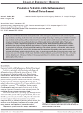 Cover page: Posterior Scleritis with Inflammatory Retinal Detachment