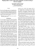 Cover page: Mapping number words to approximate magnitudes: associative learning or structure mapping?