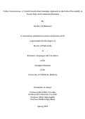 Cover page: Cultic Constructions: A Visual Construction Grammar Approach to the Cult of Personality in Fascist Italy and Communist Romania