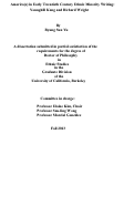 Cover page: America(s) in Early Twentieth Century Ethnic Minority Writing: Younghill Kang and Richard Wright